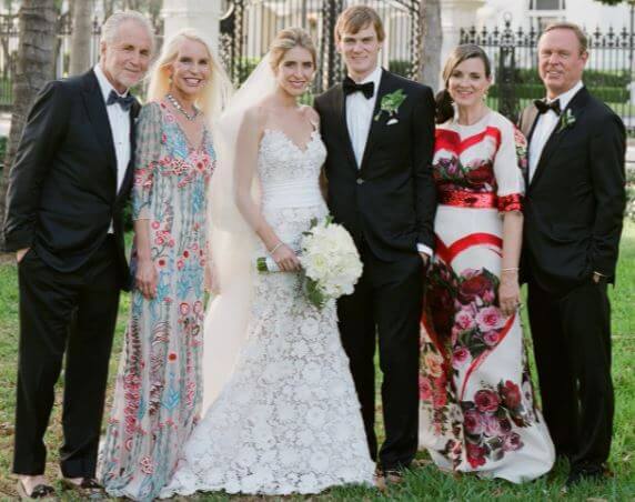 Parents of Conor Mara's (left of him) and parents of his wife (right of him).